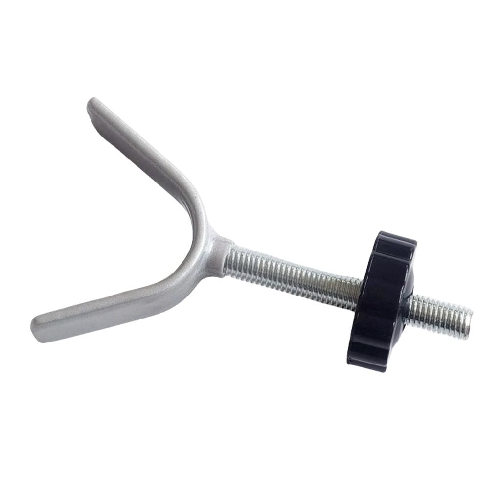 2 Pieces Y Shaped Spindle Rod Gate Banister Adapters for Pressure Mounted Baby Gates with Rubber Padded Ends