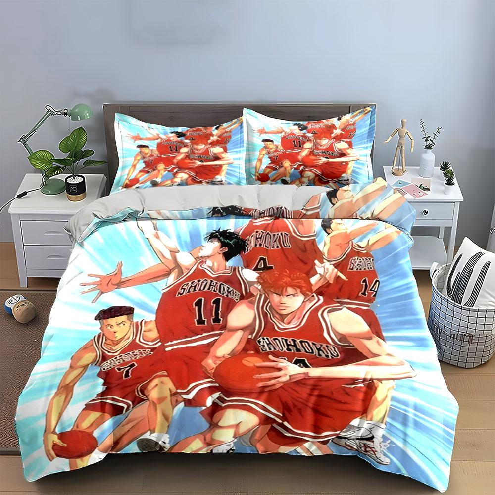 Basketball players with jerseys. Bedding sets Duvet cover sets Duvet covers Pillowcases(1 * Duvet Cover 2 * Pillowcases without duvet insert)