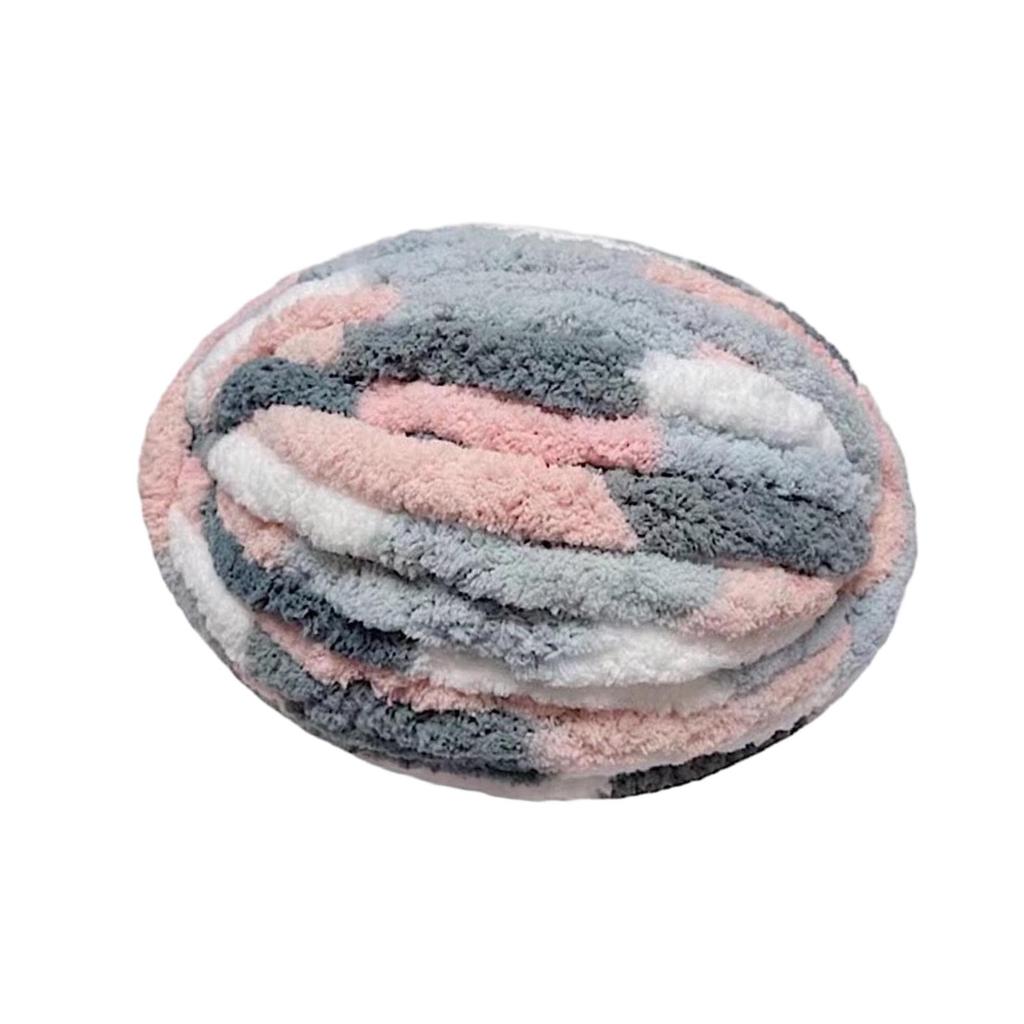 Thick Chunky Yarn Bulky Yarn Comfortable Knit Yarn Polyester Yarn for Knitted Blanket Mat Weaving Scarf DIY Craft Cushion