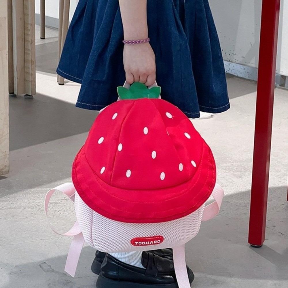 Fruit Children Backpack Cloth Students School Bag Storage Bag Cartoon Daypack Outdoor