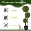 Artificial Boxwood Tree, Artificial Plant, Realistic Look, Outdoor, Green + Black