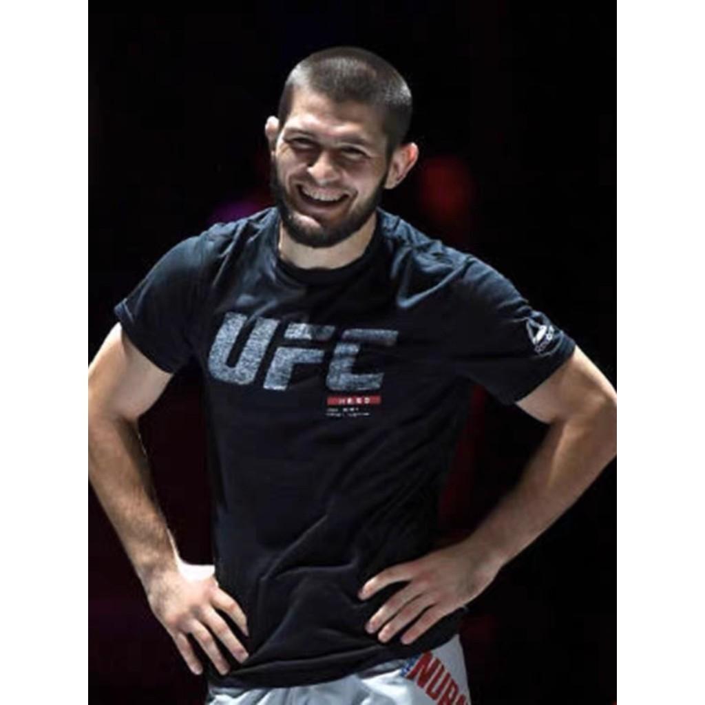 UFC printed cotton short-sleeved MMA mixed martial arts training suit summer sports T-shirt