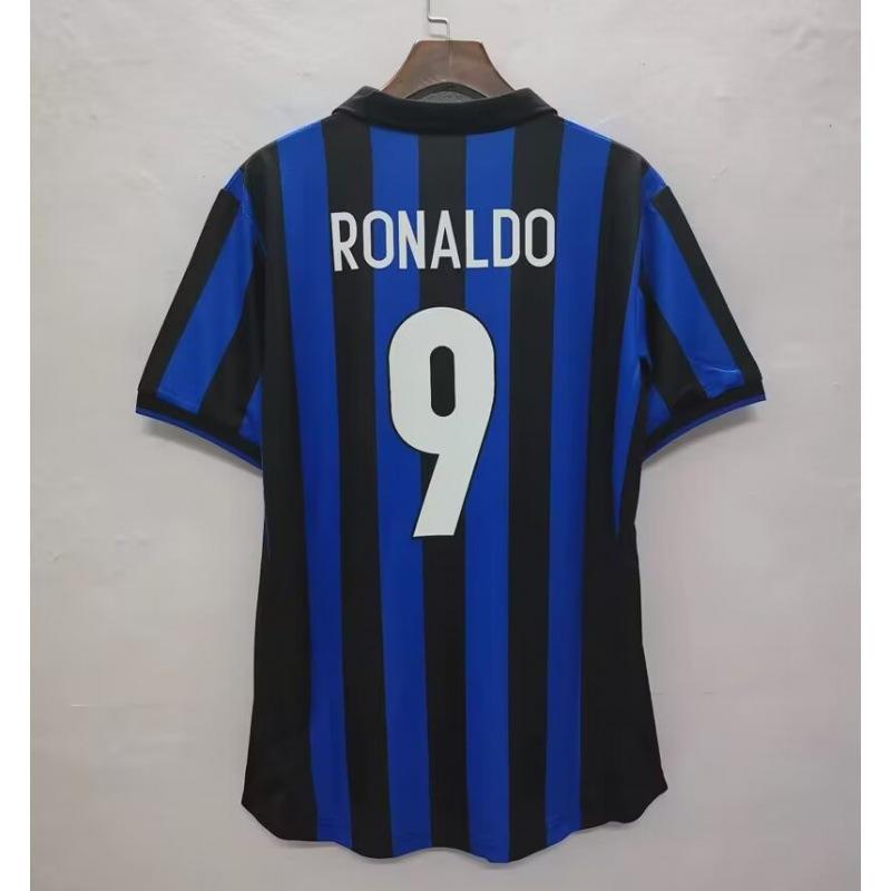 Vintage Jersey Nostalgic Football Jersey Inter Juventus Club Jersey Zidane Pierre Ronaldo Jersey