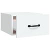 Wall Mounted Nightstand White 35 x 35 x 20 cm
