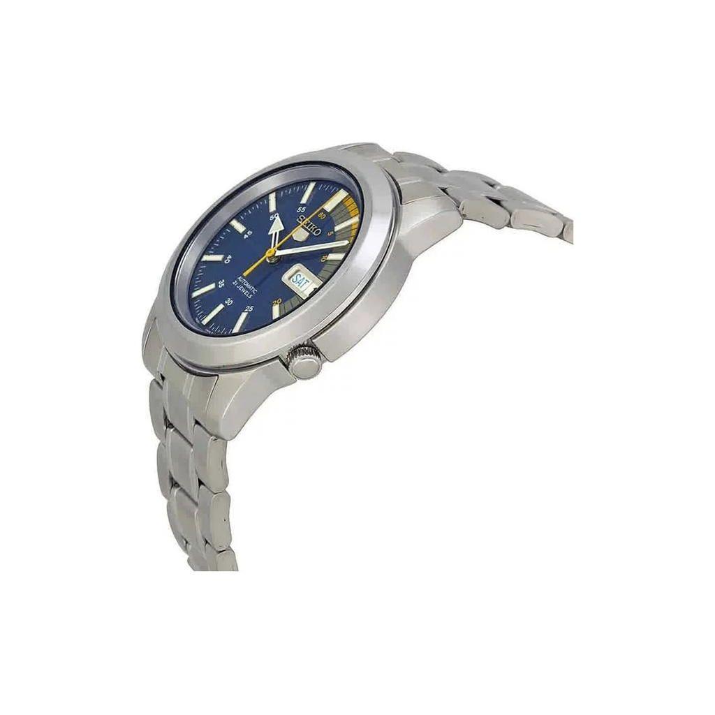 Seiko 55 Series 30M Waterproof Automatic Mechanical Movement Stainless Steel Watch Men watches Blue SNKK27