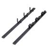 Trimmer Rack, 3 Place Weeder Trimmer Rack, Locking Trim Holder Landscape Trailer Rack Carrier Mount On Open Pickup/Trailer Enclosed Trailers, Pair
