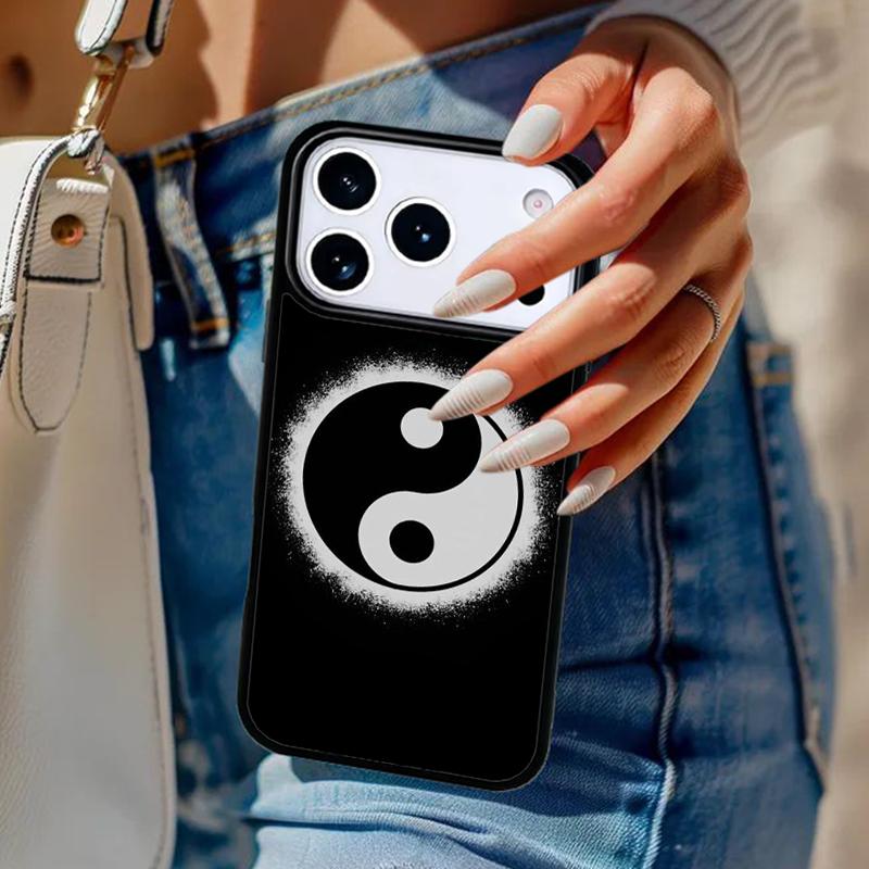 Eight Diagrams Taiji Yin Yang Phone Case For iPhone 17 Air 14 15 13 12 Max Cover For Apple 14 15 16 16e 11 Pro Max Plus