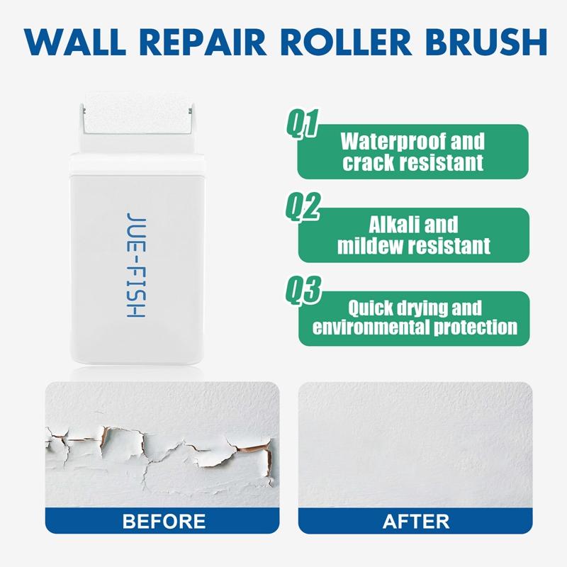 100g Wall Paint Brush Mini Paint Roller Small Beauty Repair Wall Patching Paste Colorful Wall Graffiti Repair Wall Renovation