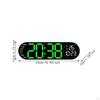 Digital Wall Clock Home Decor with Remote Control for Classroom Bedroom