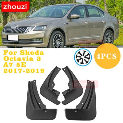 Pro Škoda Octavia Pro 2006- 2017 2018 Zástěrky blatníků Zástěrky blatníků Zástěrky blatníků