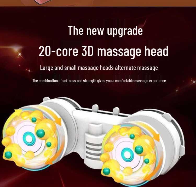 Electric Foot and Leg Massager with Heating and Kneading Therapy