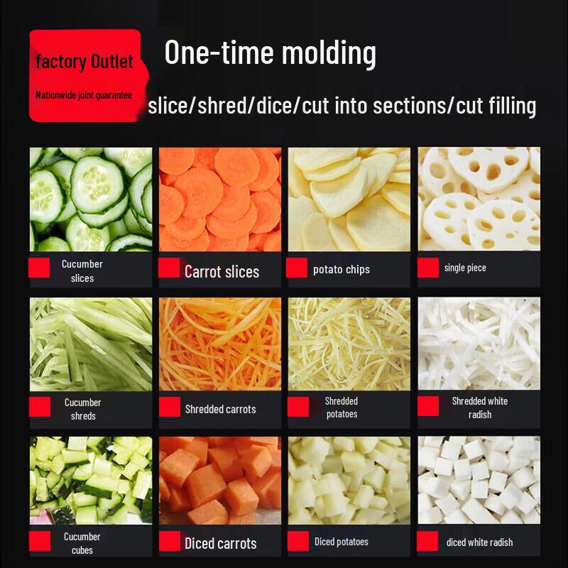 Commercial Automatic Vegetable Cutting Machine