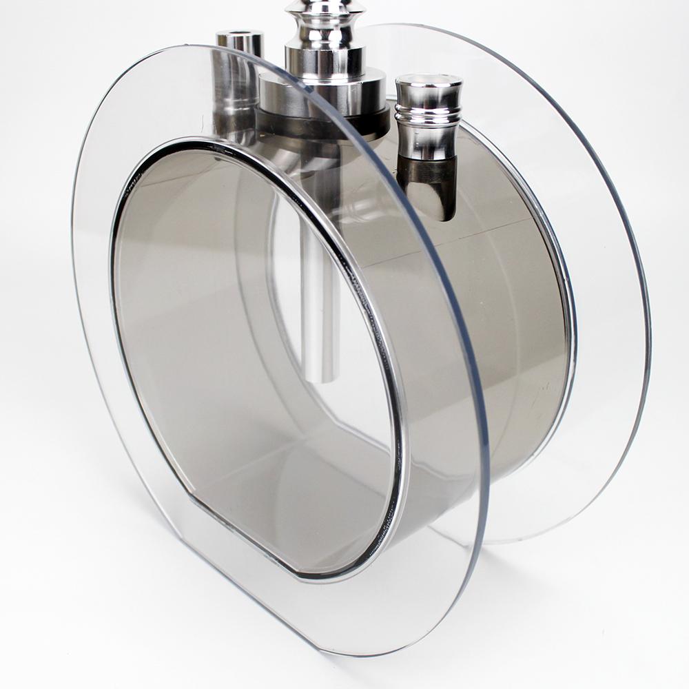 High Quality Acrylic Shisha Water Pipe Shisha Metal Tongs Hookah Single Hose Narguile Chicha Transparent Hookah Set