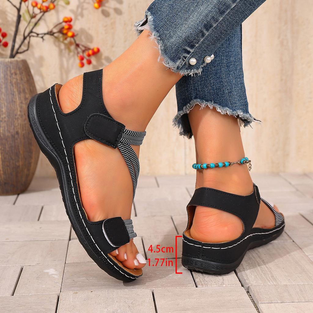 2026 Summer Fashion Women Plus Size Shoes for Women 36-43 Platform Wedge Non-slip Peep Toe Non-slip Sandals Beach Shoes