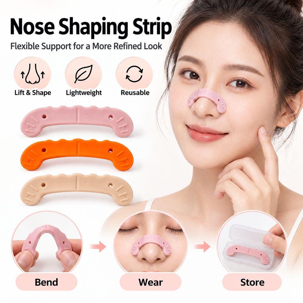 Bendable Nose Bridge Support Flexible Nose Wings Slimming Stickers Nose Shaping Tool