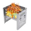 Oeny Portable Folding Stainless Steel BBQ Grill & Camping Heater