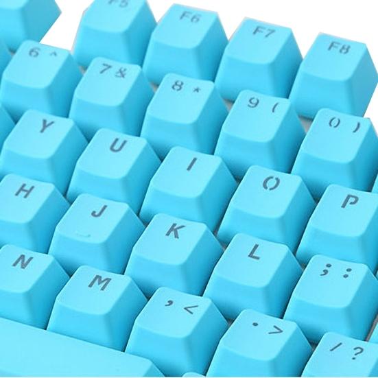 106 Keys PBT Backlight Keycaps Replacement Solid Color for Mechanical Keyboard