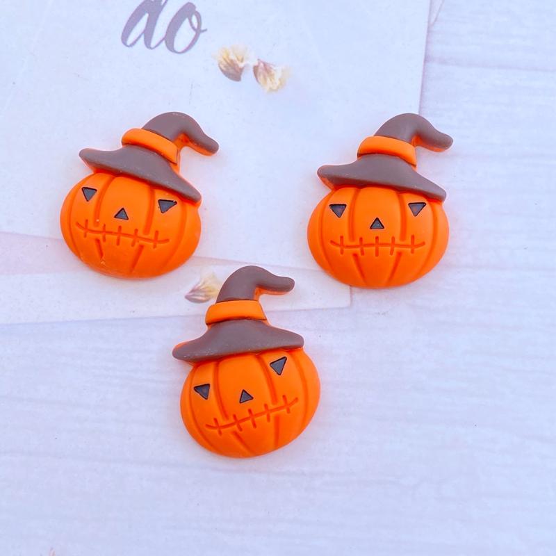 10 Stück Neue Mini Süße Halloween Serie Flache Rückseite Harz Cabochons Scrapbooking DIY Schmuck Bastel Dekoration Zubehör