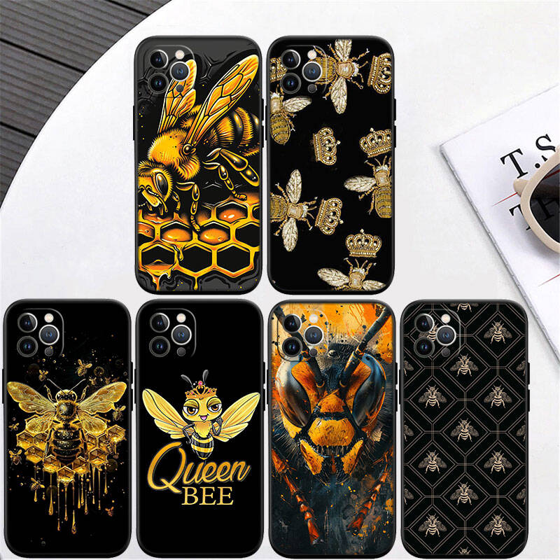 MH20 Bees Cartoon New Shell Phone Case for Xiaomi Poco F5 F6 C40 C65 C55 C50 C51 M7 X7 C75 M6 C71 F7 C85 F8 Pro Ultra