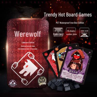 Werewolf Killer Card Game 2025 - PVC Waterproof Edition