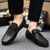 Fashion Genuine Leather Luxury Brand Italian Men Loafers Breathable Slip On Men Driving Shoes Men Casual Shoes Moccasins Chaussure Homme