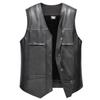 Leather Vest Warm Casual Loose Plus Velvet Thickened Waistcoat Men's Autumn and Winter Vest Vest Jacket