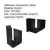 1 Set Stable Skateboard Wall Rack Lightweight Acrylic Wall-Mounted Skateboard Holder for Skateboard Shop