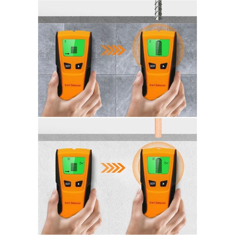 Handheld Wall Detectors Wall Studs Finders for Accurate Detection of Metal Wood & Electrical wire  for DIY Enthusiasts