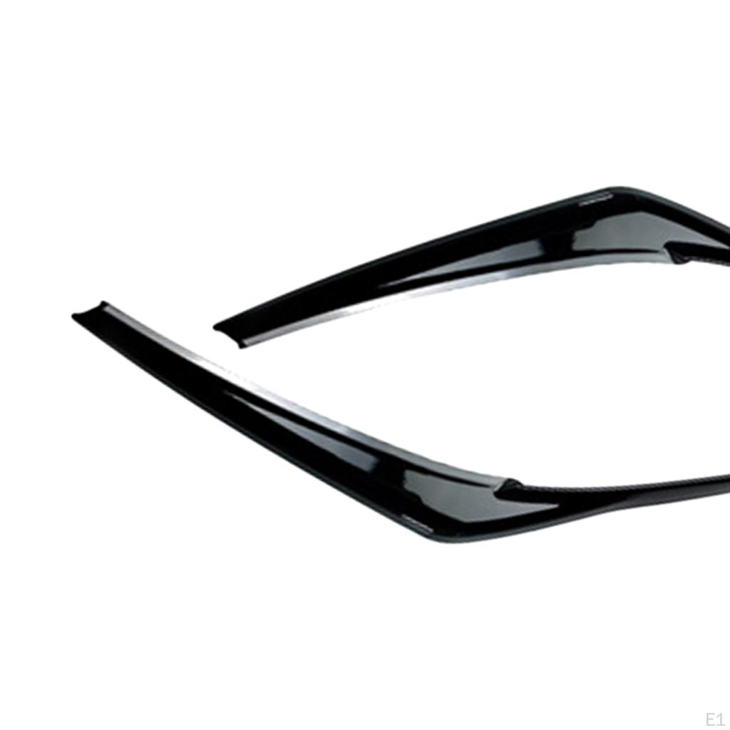 Scheinwerferaugenbrauen Augenlidaufkleber Dekoration Front Auto Styling, 8, Teile Langlebiger Ersatz