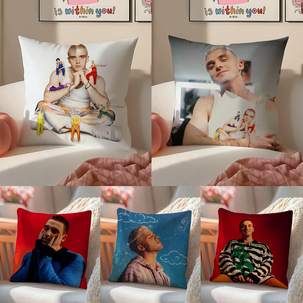 Hot Chill Singer Music L-Lauv Pillow Case Sofa Living Room Bedroom Headboard Backrest Cushion Square Cushion