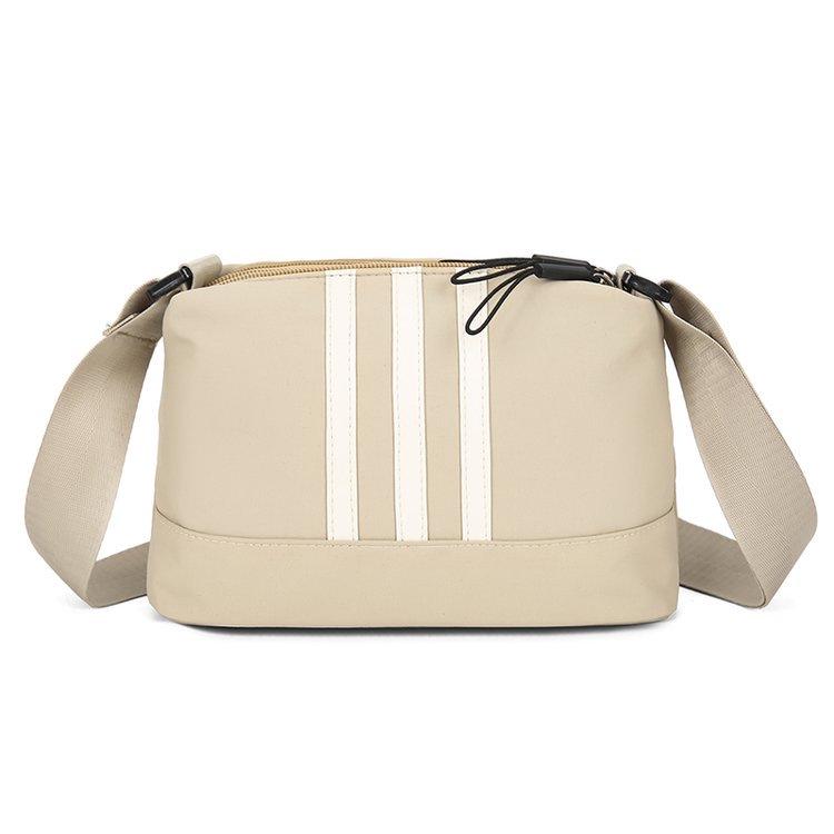 2024 Trendy Twill Stripe Women's Crossbody Multi-Layer Bag - European & American Fashion