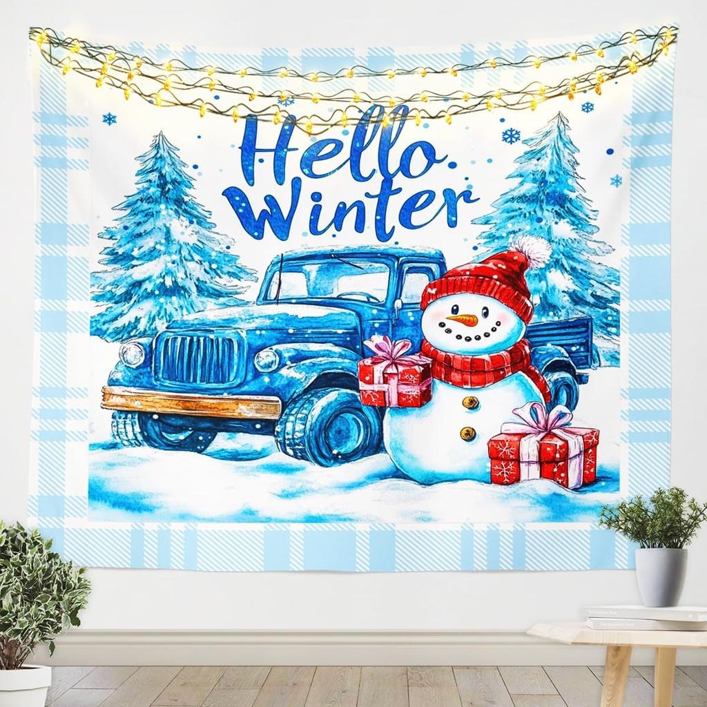 Christmas Santa Claus Wall Hanging Tapestry Christmas Wall Hanging Tree Wall Hanging Gorgeous Christmas Tree Fireplace Gifts