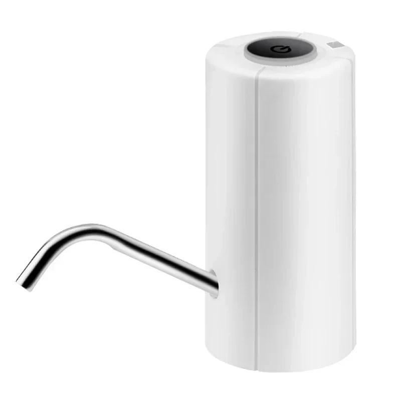 

Насос для бутылок с водой объемом 5 галлонов, автоматический насос для питьевой воды, портативный электрический диспенсер для воды белый