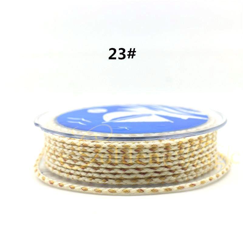 Colorful Carrying Strap Braided Rope Hand-Made Cotton Threads Handcraft Braiding Rope Braided Rope Bracelet Braiding Thread Crafts Tassel DIY Material