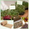 1 Roll 10" X 78.74" Microgreen Grow Mat Natural Fiber Grow Mats Microgreens Grow Kit Hydroponic Pads Indoor Organic Production F