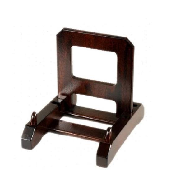 Tsunoda Seibei Shoten Wooden Plate Size Stand, Standard, 33, I-070337