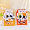 1Pcs 2026 Cartoon Cat Desk Calendar Portable Pocket Calendar Schedule Desktop Decoration Office School Supplies Student Gift