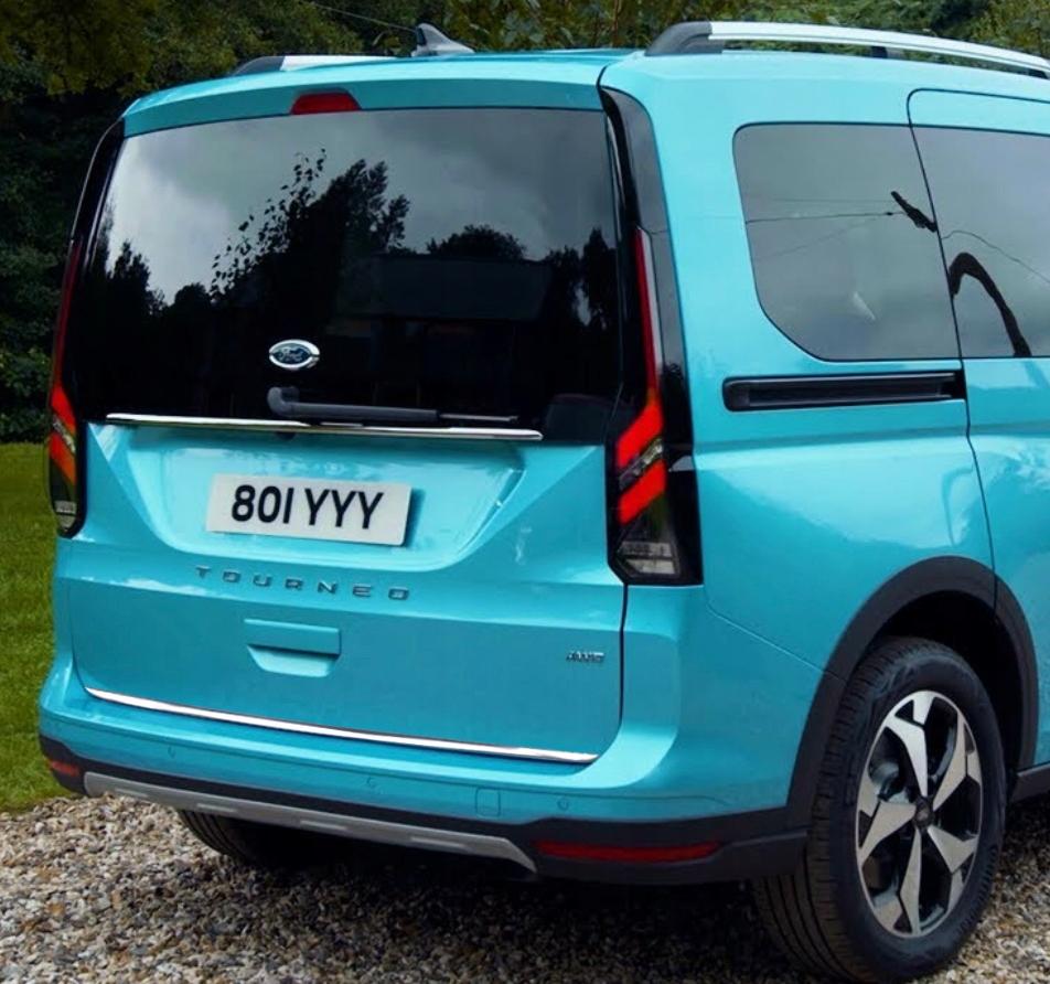 Ford Tourneo Connect CHROME trunk lid trim