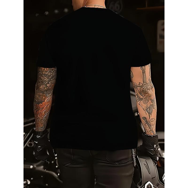 European sizes Men's Funny Chicken Suit T-Shirt , Short Sleeve Crew Neck Summer Tee for Parties, BBQs & Casual Wear - Machine Washable