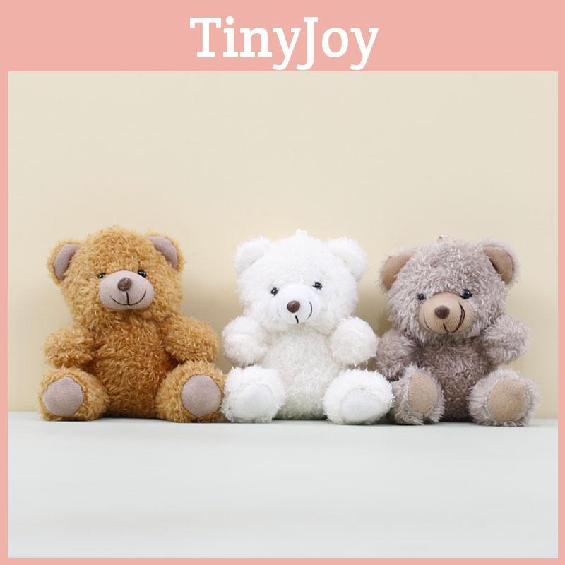 Teddy Keychain Bear Cute Cartoon Children Backpack Decorative Pendant Doll Plush