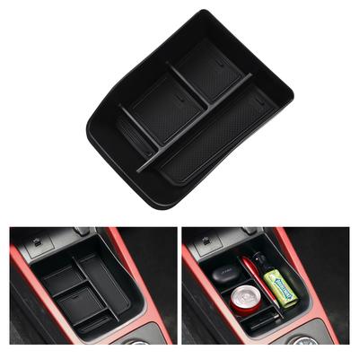 For Dacia Spring 2021-2023 Center Console Storage Box Central Armrest Tray Cup Holder Car Accessories Organizer Tidying