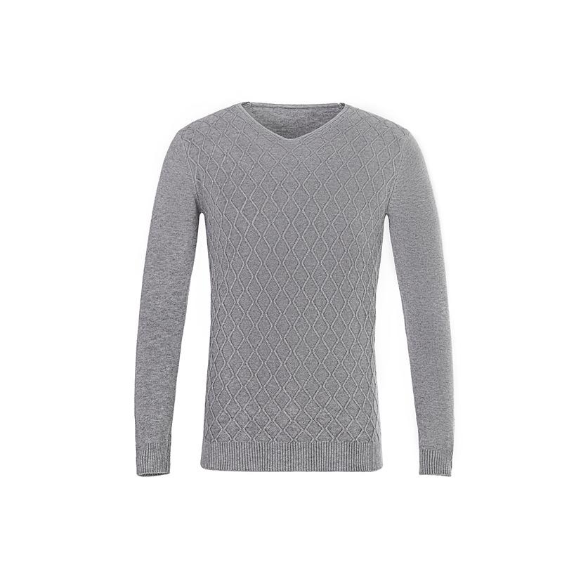 Men's Korean Style Slim Fit V-neck Autumn/Winter Sweater Knit Pullover