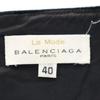 BALENCIAGA made in Japan Short sleeve Velor-like one piece 40 black Women Used