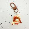 Kawaii Girl Keychain Pendant – Cute Ornament for Student Backpacks & Bags, Ideal Best Friend Gift