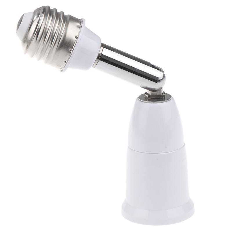 E27 auf E27 verlängerter Lampensockel, 180-Grad-Drehung, Röhrenlichthalter-Konverter