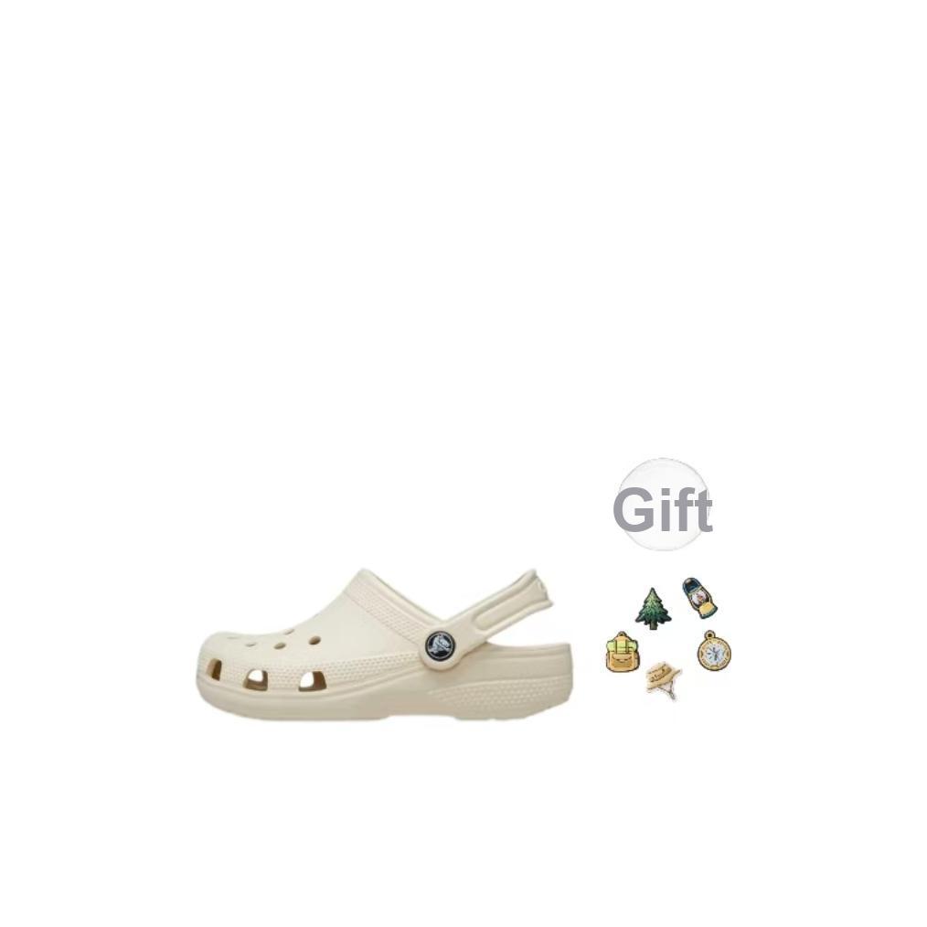 Crocs Classic Clog Comfortable Lightweight Breathable Sandals Kids Sandals Beige 206990-2Y2