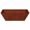 Garden Planter Rustic 50 X 50 X 15 Cm Weatherproof Steel