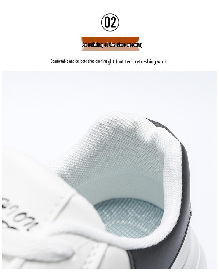Pánské jarní prodyšné bílé tenisky: Trendy sportovní boty na silné podrážce v korejském stylu