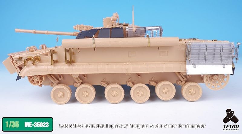Tetra Model ME Series Russian Infantry Fighting Vehicle Mudguards with Slat Armor Plastic Model Parts ME3523 1/35 BMP-3 (TR Model)