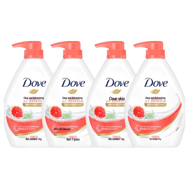 Гель для душа Dove Oats Clear & Awakening